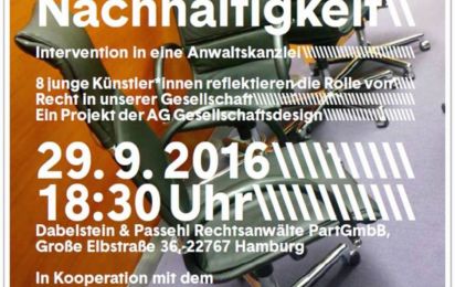 Das Recht der Nachhaltigkeit Intervention in einer Anwaltskanzlei