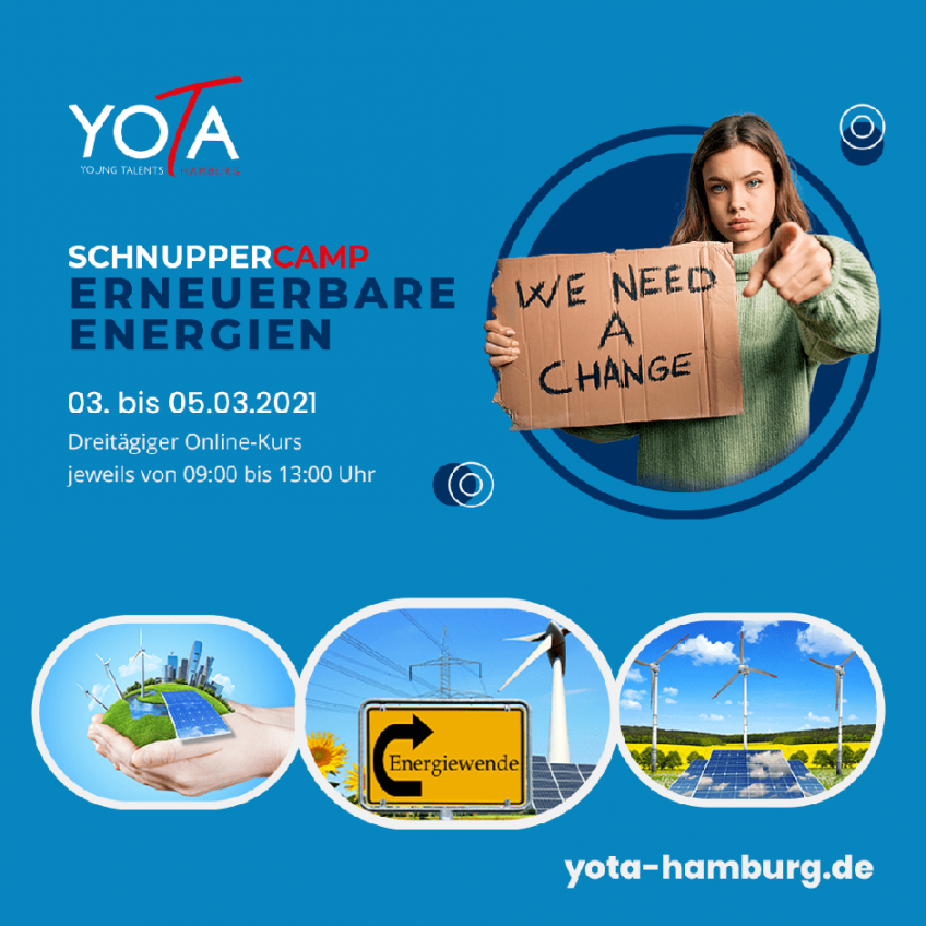 Schnuppercamp: Erneuerbare Energien digital