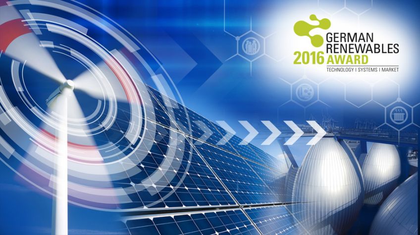 Preisverleihung: German Renewables Award 2016