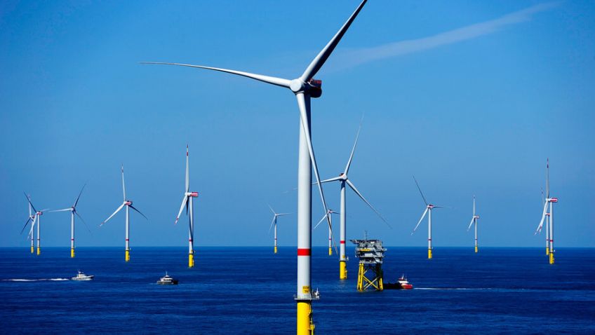 The last wind turbine is installed at the Gode Wind offshore wind farm