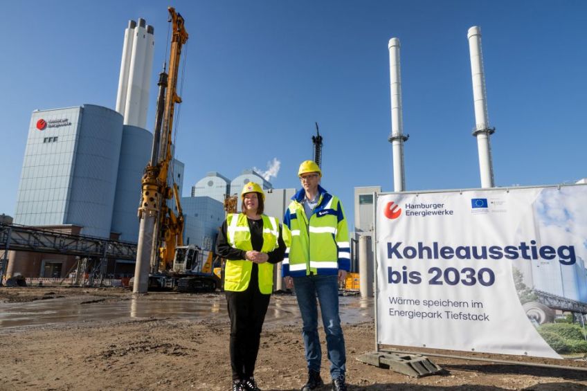 Neuer Wärmespeicher im Energiepark Tiefstack