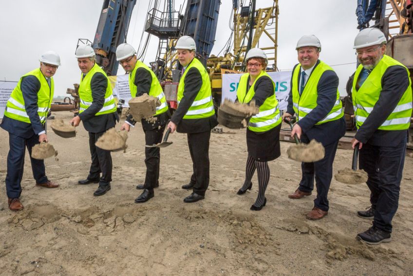 Siemens beginnt Hochbau beim Werk Cuxhaven