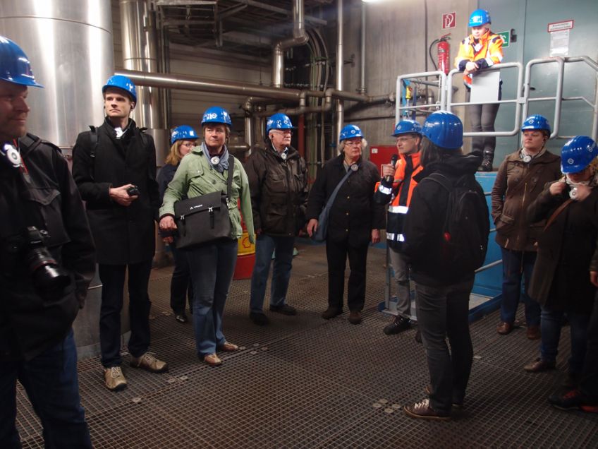 Besuch des energieautarken Klärwerkes Köhlbrandthöft