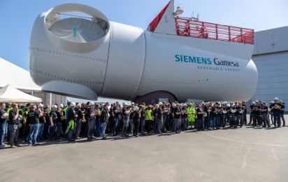 Offshore Werkseinweihung Siemens Gamesa feiert in Cuxhaven