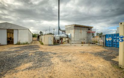 Baustart in Hamburg Altenwerder