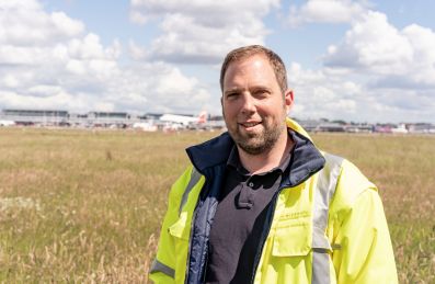 Wind, Sonne und Wasserstoff am Hamburger Flughafen