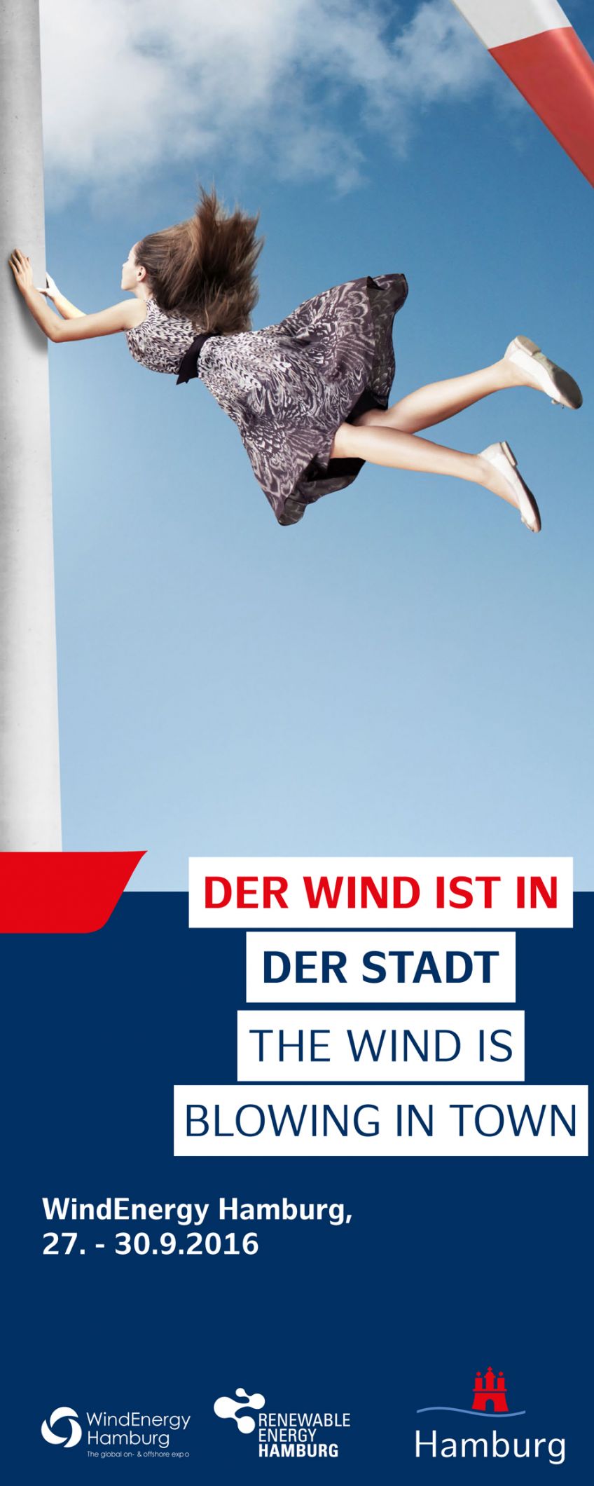 Der Wind ist in der Stadt