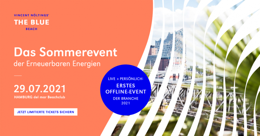 The Blue Beach – Netzwerk-Event in Hamburg am 29. Juli 2021