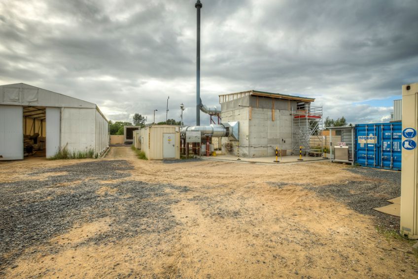 Baustart in Hamburg-Altenwerder: