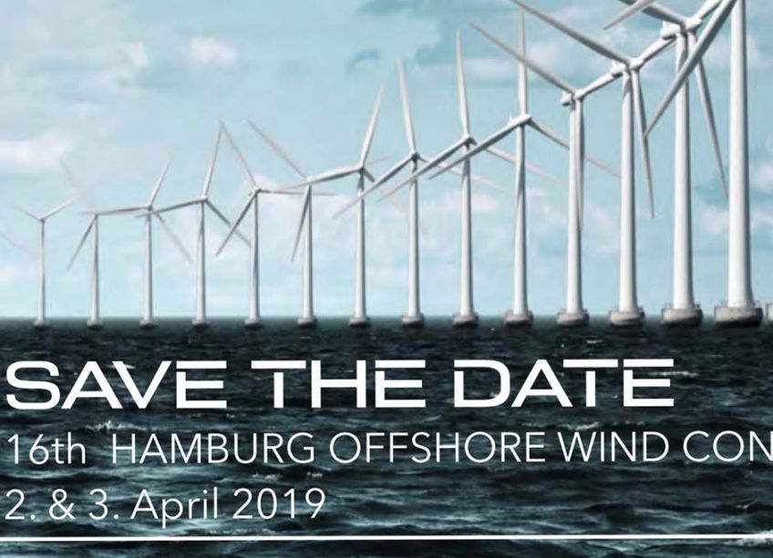 Save the date: 16. Hamburg Offshore Wind Conference 2019