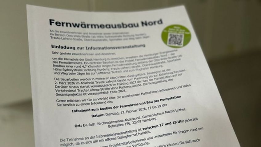 Fernwärmeausbau im Norden Hamburgs beginnt
