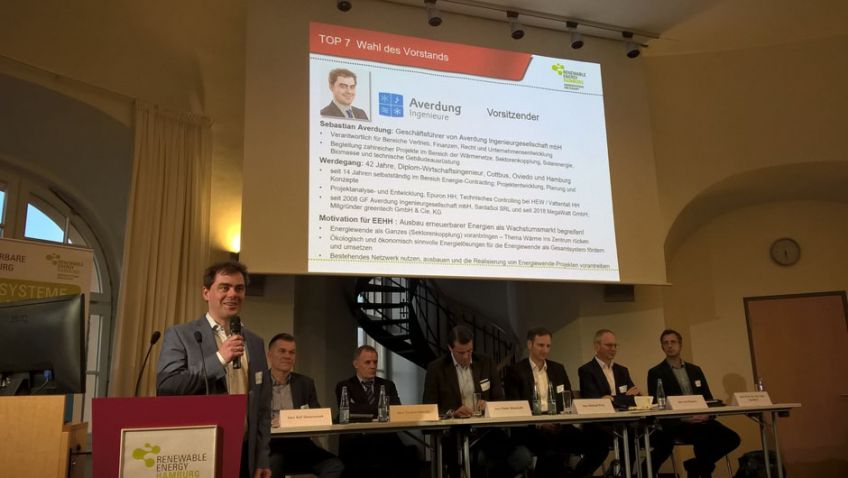 Sebastian Averdung new Chairman of the Board at Renewable Energy Hamburg Cluster
