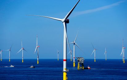 The last wind turbine is installed at the Gode Wind offshore wind farm