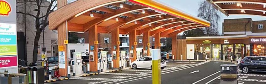 Shell’s growing public EV charging network