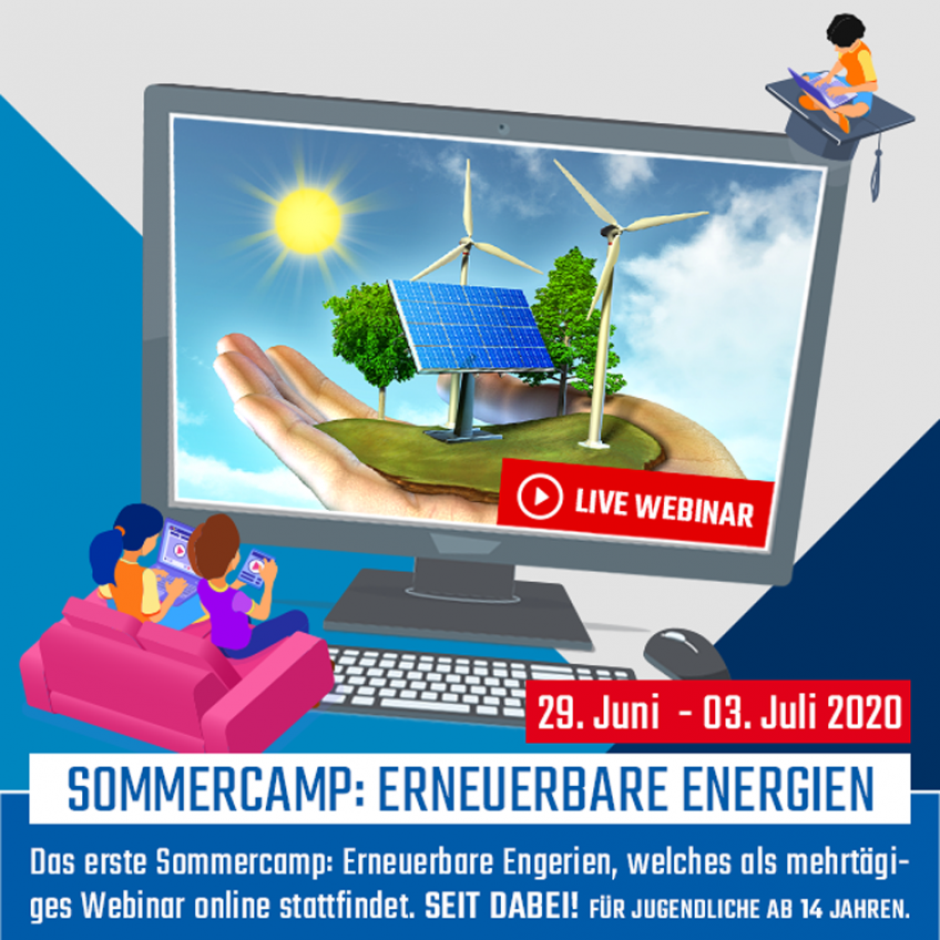 Sommercamp Erneuerbare Energien digital