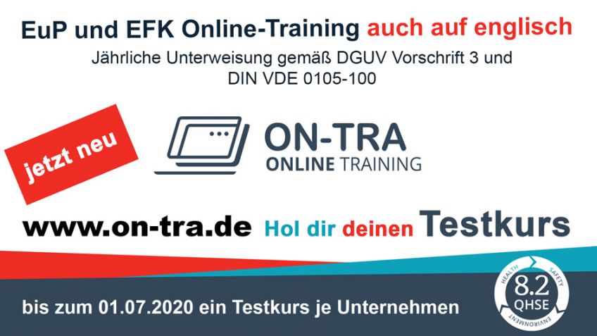 8.2 Consulting und ON-TRA starten Online Training für EuP und EFK