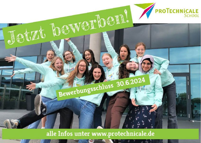 Bewerbungsstart proTechnicale School!